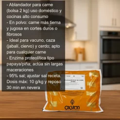 Ablandador para carne - 2 Kg