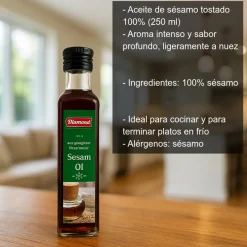 Aceite de sesamo tostado 100% - 250ml