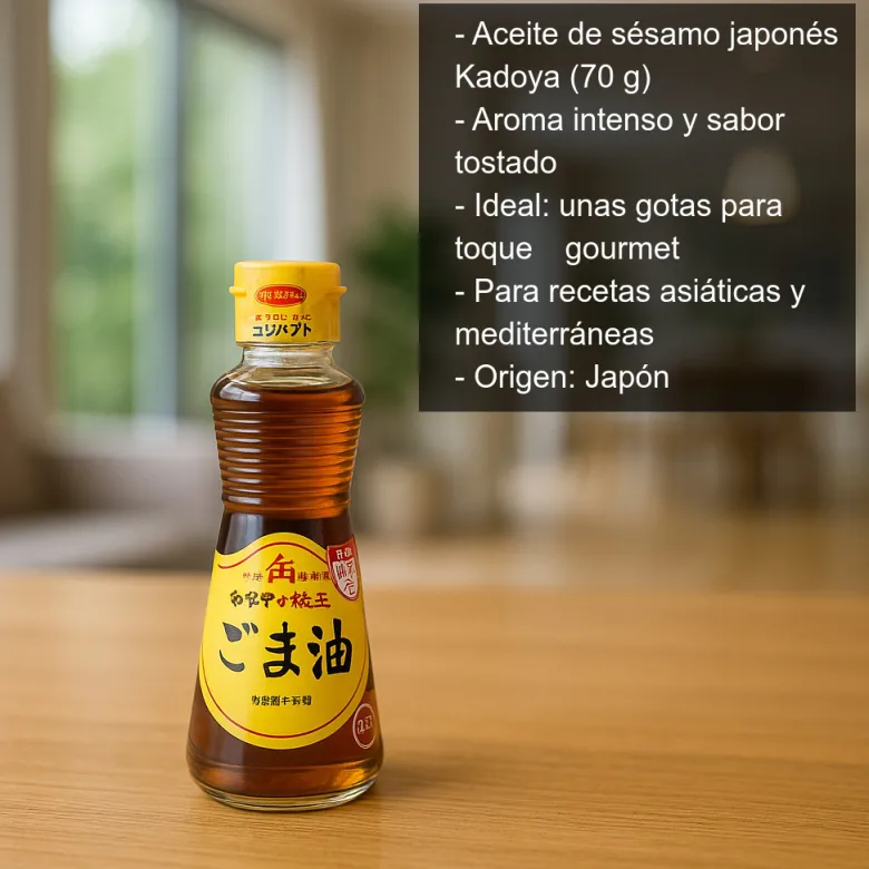 Aceite de sésamo - 70g