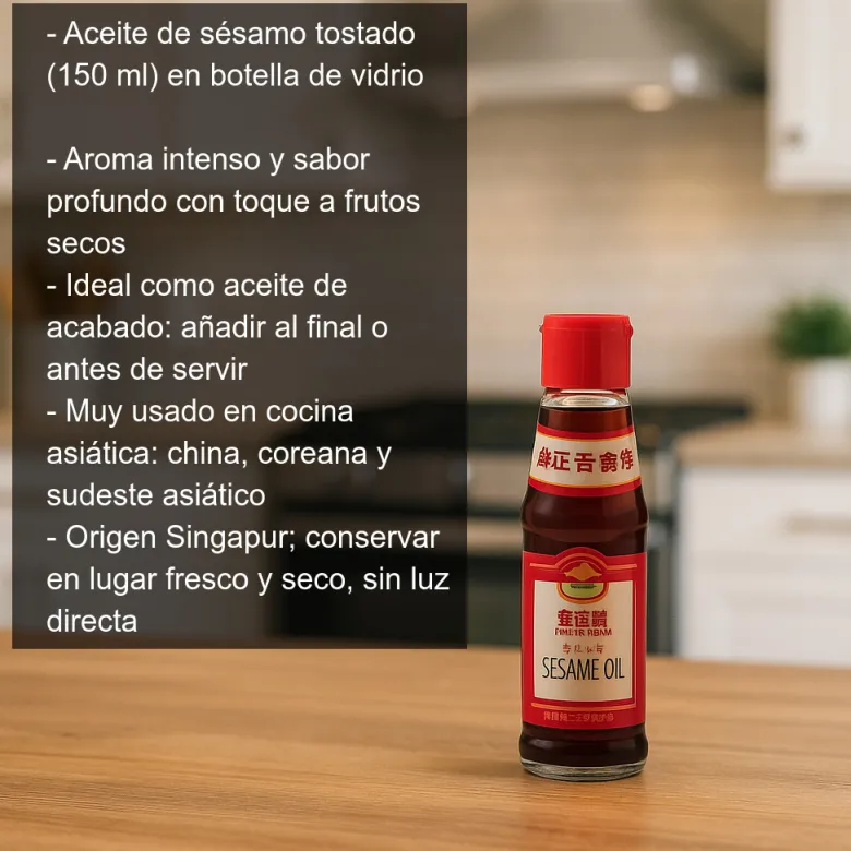 Aceite de sésamo - 150ml
