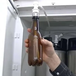 Adaptador conector barril a tubo o botella