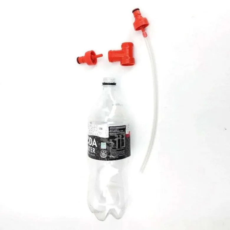 Adaptador en T para tapón de carbonatación (hembra x macho x macho)