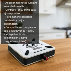 Agitador magnético - 1 a 5 litros