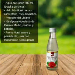 Agua de rosas - 300 ml
