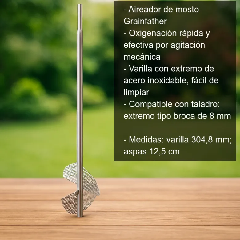 Aireador de mosto
