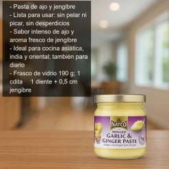 Ajo y jengibre en pasta - 190g