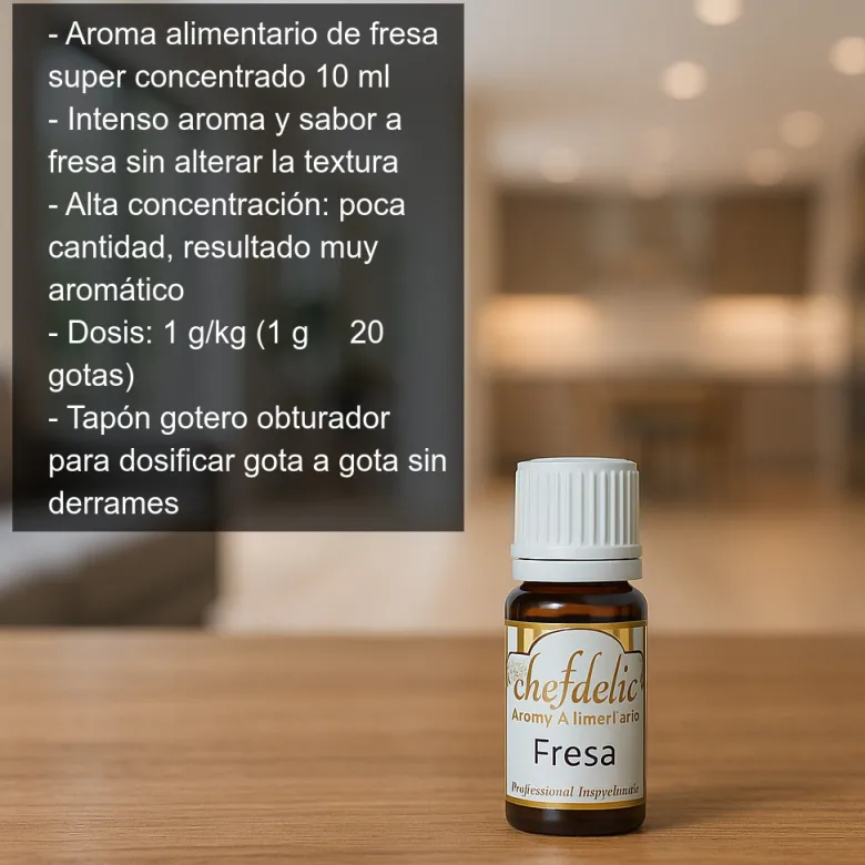 Aroma alimentario Fresa - 10 ml