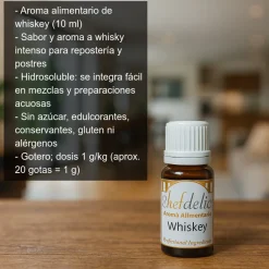 Aroma alimentario whiskey - 10ml