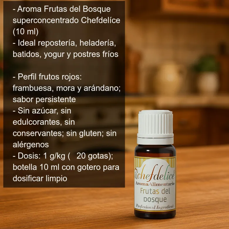 Aroma concentrado a Frutas del Bosque - 10ml