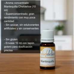 Aroma concentrado a Mantequilla - 10 ml