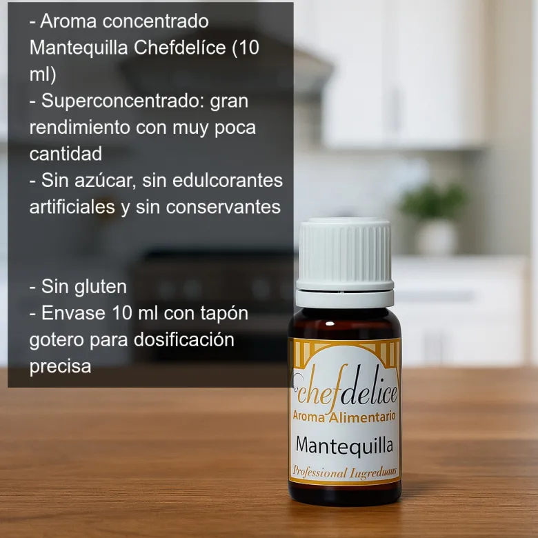 Aroma concentrado a Mantequilla - 10 ml