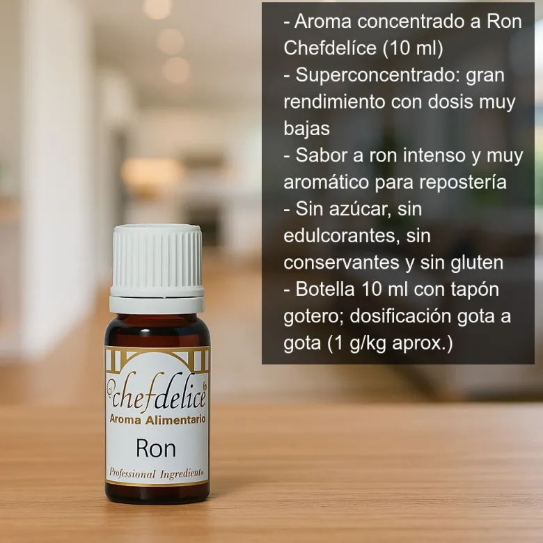 Aroma concentrado a Ron - 10ml