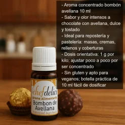 Aroma concentrado de bombón avellana - 10ml