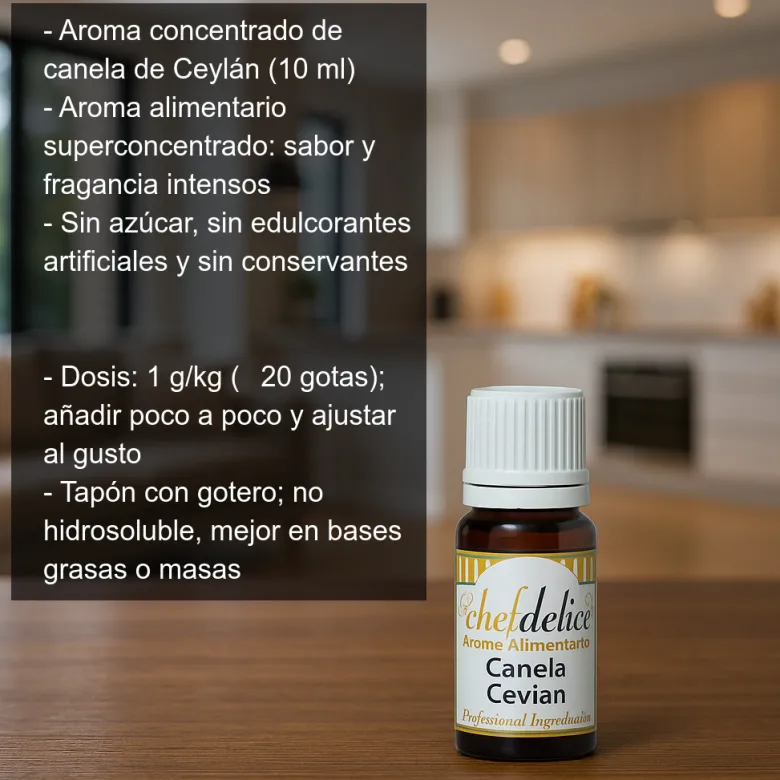 Aroma concentrado de canela - 10ml