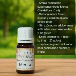 Aroma concentrado de Menta - 10 ml