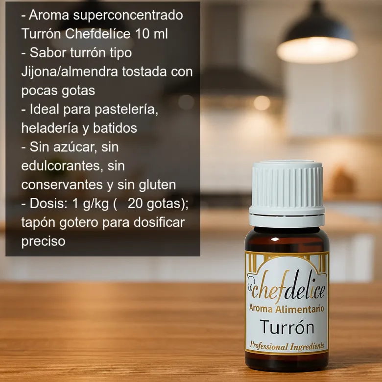 Aroma concentrado de Turrón - 10ml