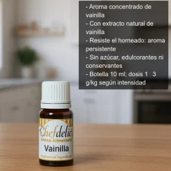 Aroma concentrado de vainilla - 10ml