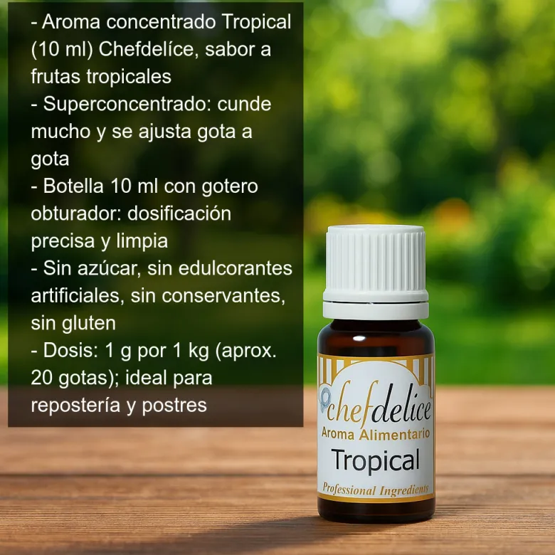 Aroma concentrado Tropical - 10ml