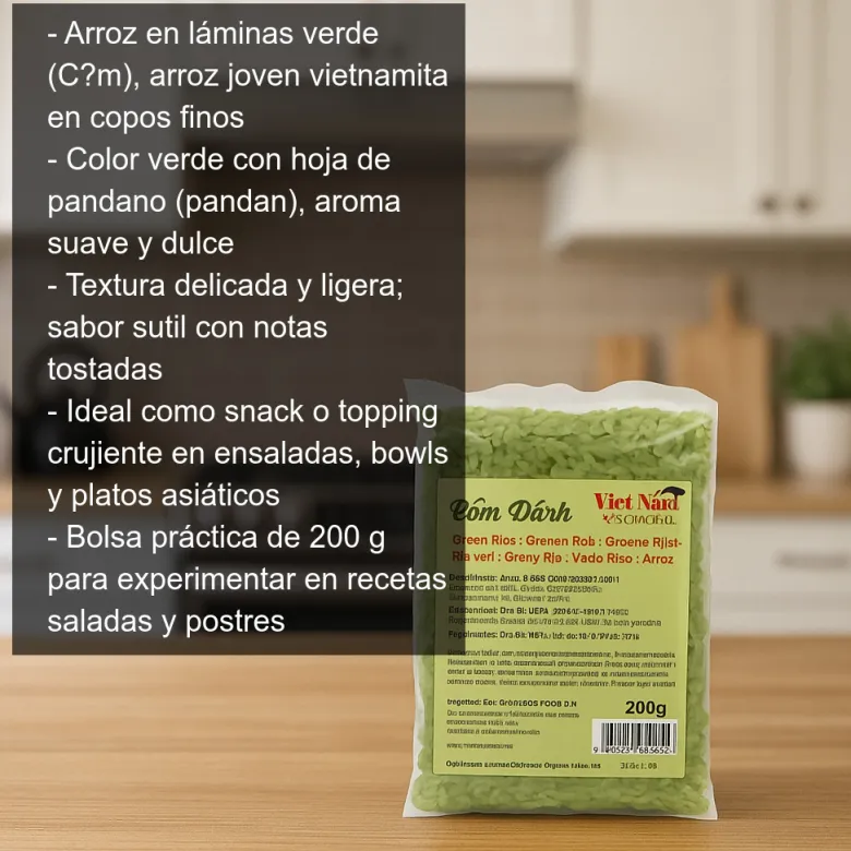 Arroz en láminas verde - 200 g