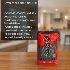 Arroz Minori para sushi - 1 Kg