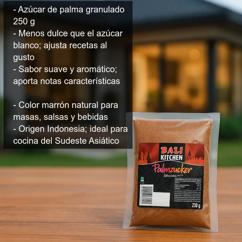 Azúcar de palma granulado - 250g