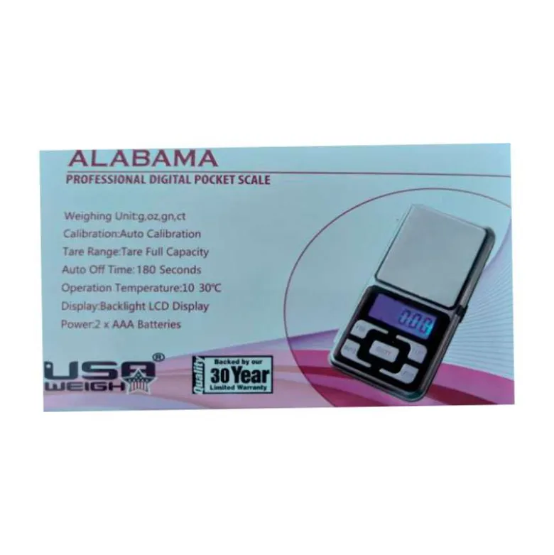 Balanza de precisión Alabama - 100g x 0,01g