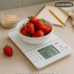 Balanza nutricional blanca