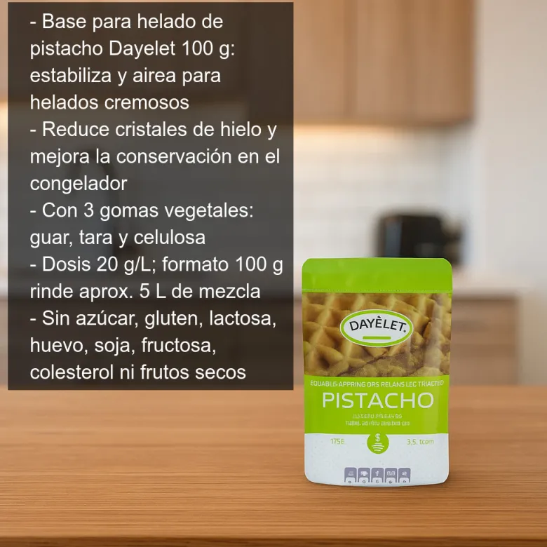Base para helado de pistacho - 100g