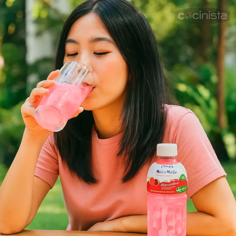 Bebida Mogu Mogu sabor a fresa - 320 ml