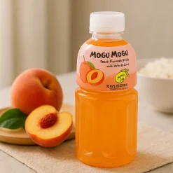 Bebida Mogu Mogu sabor melocotón - 320 ml