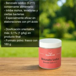 Benzoato sódico - 180 g