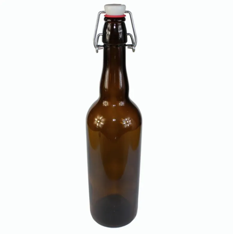Botellas para cerveza de 50 cl con tapón mecánico - 25 uds