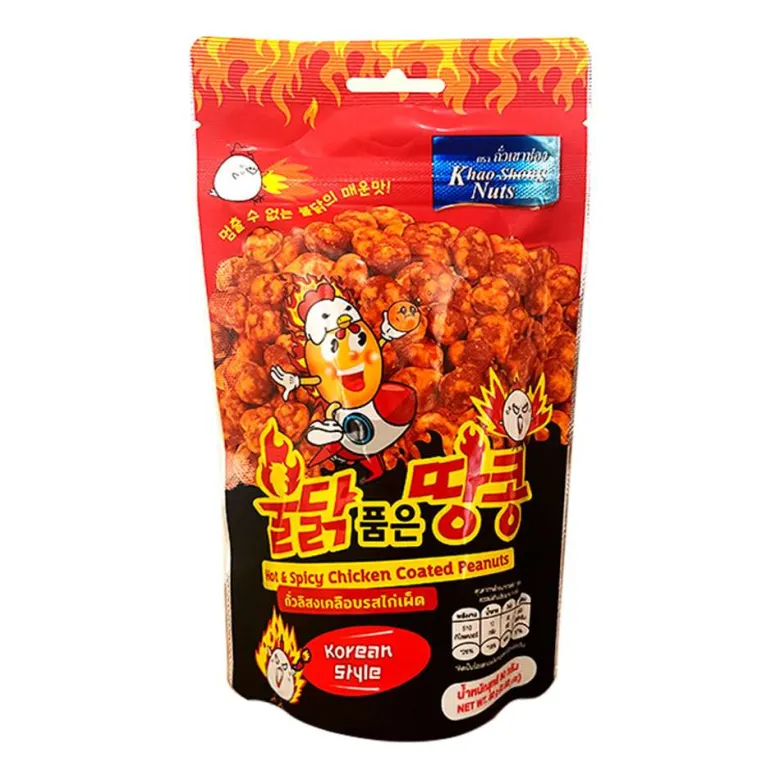 Cacahuetes recubiertos sabor a pollo picante al estilo Coreano - 80g