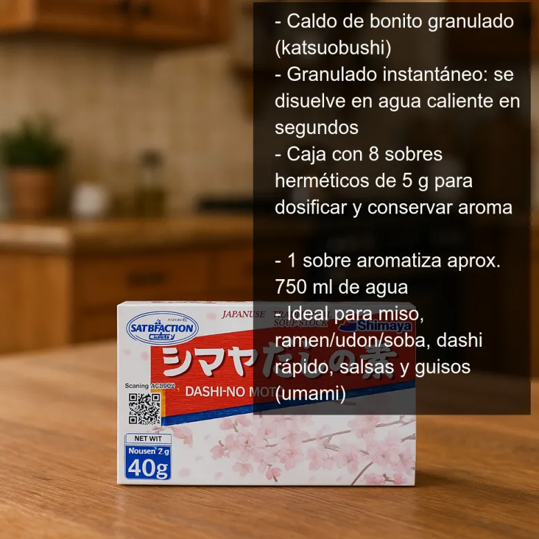 Caldo de bonito granulado - 8x5g