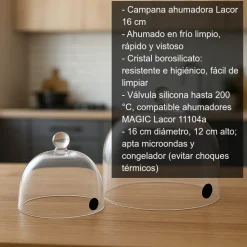 Campana ahumadora - 16 cm