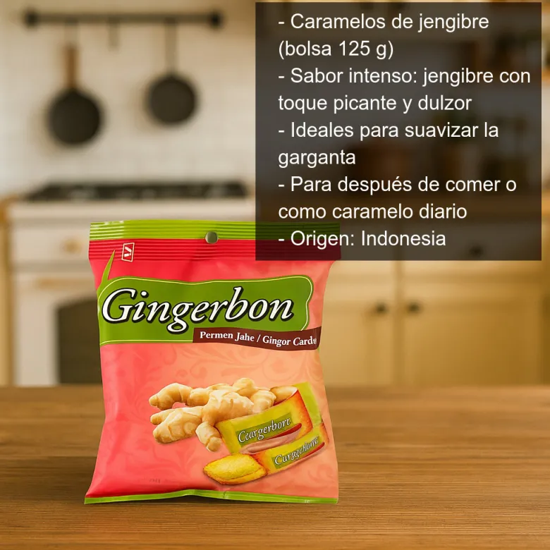 Caramelos de jengibre - 125g