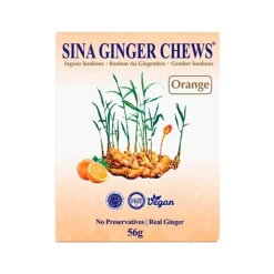 Caramelos de jengibre y naranja - 56g