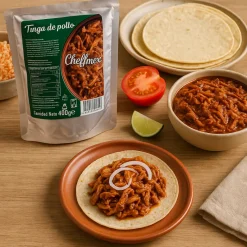 Carne preparada Tinga de pollo - 400g