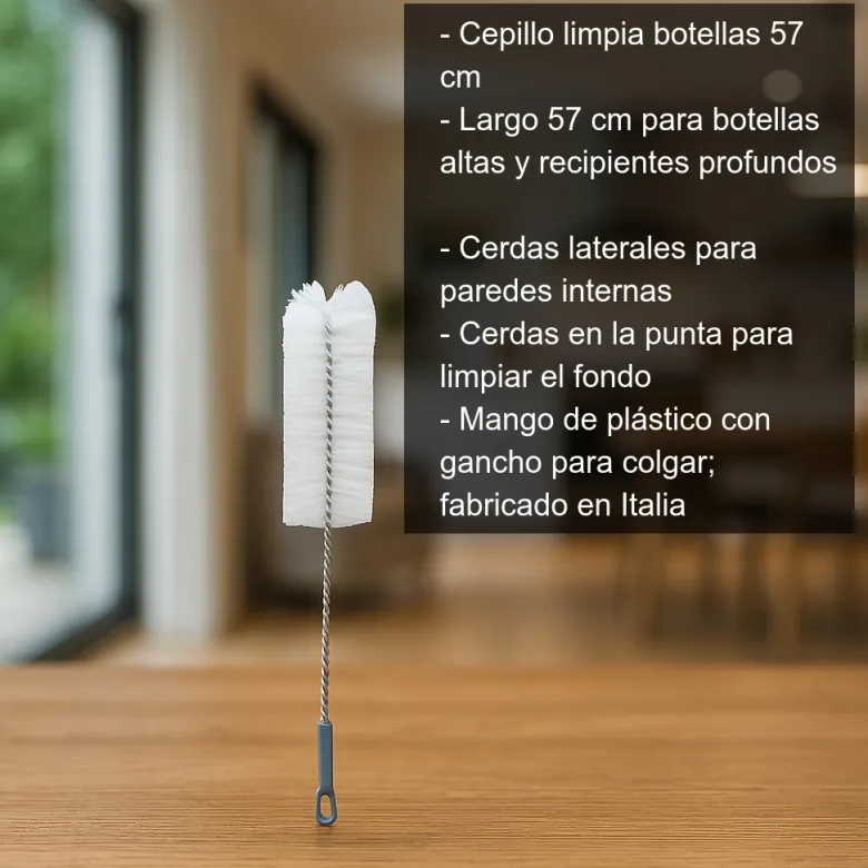 Cepillo limpia botellas - 57 cm