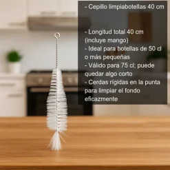 Cepillo limpiabotellas - 40 cm