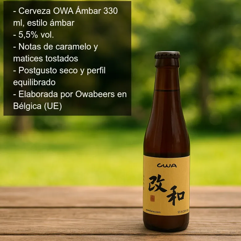 Cerveza Owa Ámbar - 330 cl