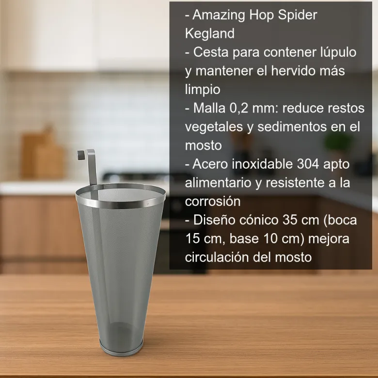 Cesta para lúpulo (hop spider)
