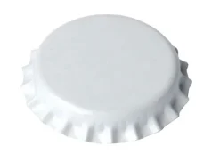 Chapas 26 mm blancas - 100 uds