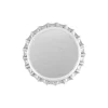 Chapas 26 mm plateadas - 100 uds