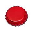 Chapas 26 mm rojas - 100 uds