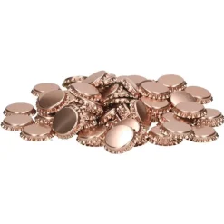 Chapas 26 mm rosa metálico - 100 uds