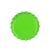 Chapas 26 mm verde lima - 100 uds
