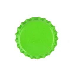 Chapas 26 mm verde lima - 100 uds