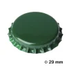 Chapas 29 mm verdes - 100 uds