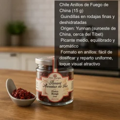 Chile Anillos de Fuego de China - 15 g